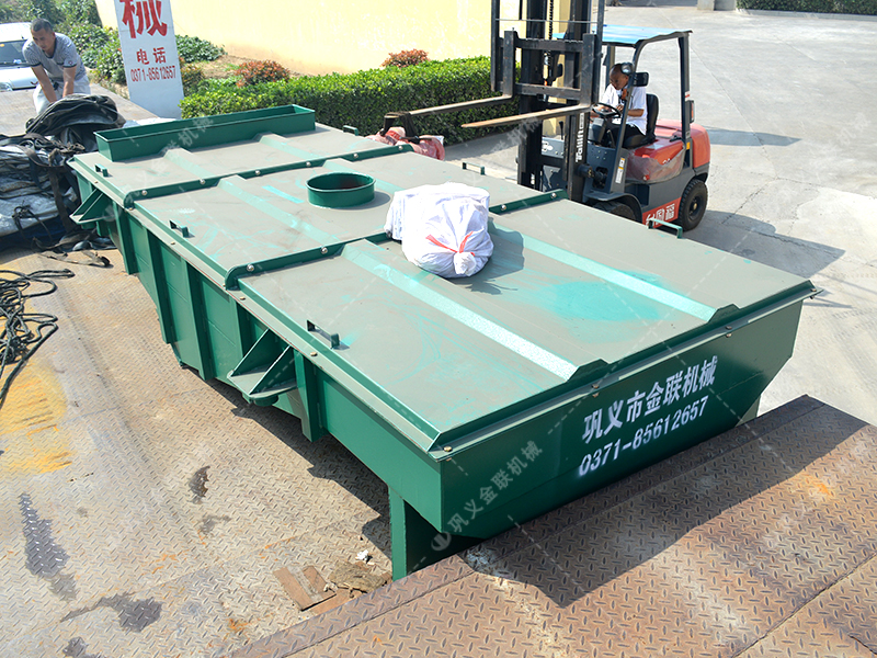 對(duì)輥機(jī),直線篩發(fā)貨圖片_發(fā)往廣東肇慶_處理干粉沙漿