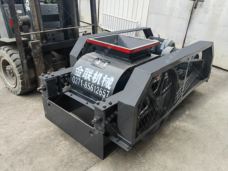 2pg400X250小型對輥破碎機(jī)發(fā)貨圖片_發(fā)往江蘇連云港_破水渣